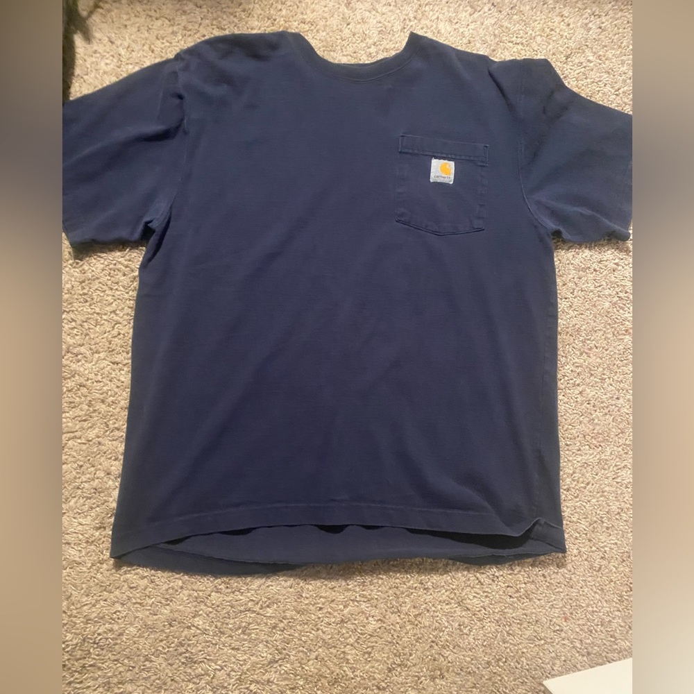 Navy Blue Carhartt shirt